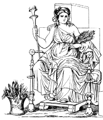 Constellation and Goddess Virgo Constellation and Goddess Virgo